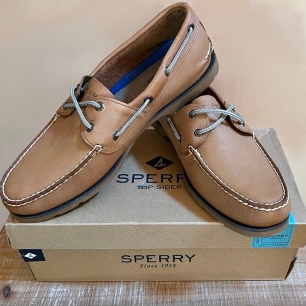 Sperry Leeward 2 Eye Sahara Top Sider Men's (11.5 M)